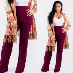 Ms. Bling Agathe High Waist Pants