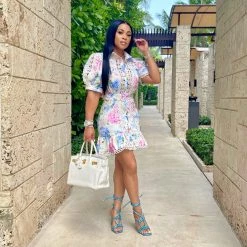 Ms. Bling “So In Love” Embroidered Dress