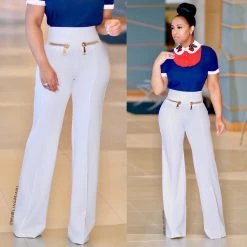 Ms. Bling Yaris Zip Front Pants (Final Sale ‼️) New Arrivals