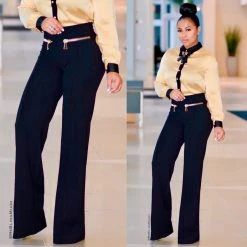 Ms. Bling Yaris Zip Front Pants (Final Sale ‼️) New Arrivals