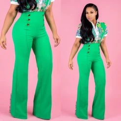 Ms. Bling Agathe High Waist Pants