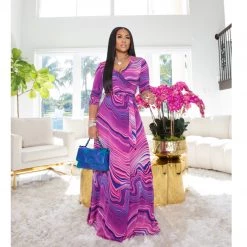 Ms. Bling Virtuous Woman Wrap Dress