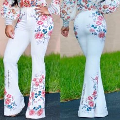 Ms. Bling Portia High Waist Flare Pants (Final Sale‼️)