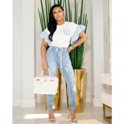 Ms. Bling Bella Rhinestone Blouse New Arrivals