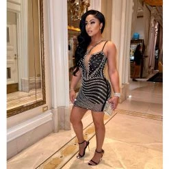 Ms. Bling "Glamour Girl" Beaded Dress New Arrivals