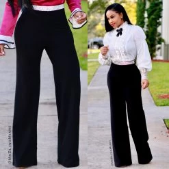Ms. Bling New Arrivals Gem High Waist Pants (Final Sale ‼️)