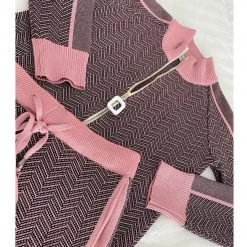 Ms. Bling New Arrivals "Nayeli" Knit Jogger Set