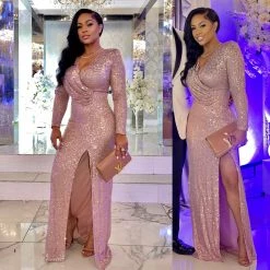 Ms. Bling "Deveraux" Sequin Gown New Arrivals