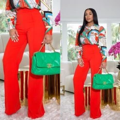 Ms. Bling "Monica" High Waist Pants 🍊 New Arrivals