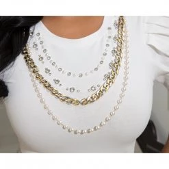 Ms. Bling "Decadent" Rhinestone Blouse