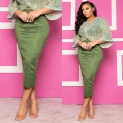 Ms. Bling New Arrivals "Carrington" Bandage Skirt