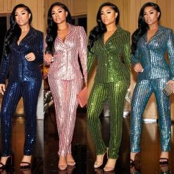 Ms. Bling “Outstanding” Stretch Sequin Suit 💵 New Arrivals
