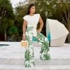 Ms. Bling "Keep Palm" Palazzo Pants