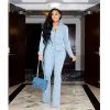 Ms. Bling "Tribeca" Denim Jumpsuit
