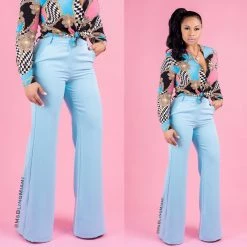 Ms. Bling "Laurel" Premium Wide Leg Pants New Arrivals
