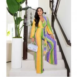 Ms. Bling "Aziz" Stretch Jumpsuit