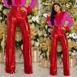 Ms. Bling "Unforgettable" Sequin Pants