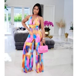 Ms. Bling "Color Me Bad" Stretch Jumpsuit New Arrivals