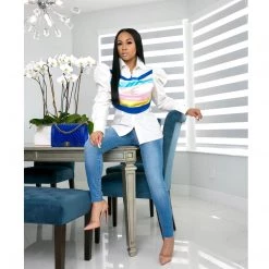 Ms. Bling New Arrivals "So Classy" Blouse