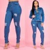 Ms. Bling "Toya" Mid Rise Jeans