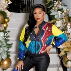 Ms. Bling "Life Of The Party" Sequin Jacket New Arrivals