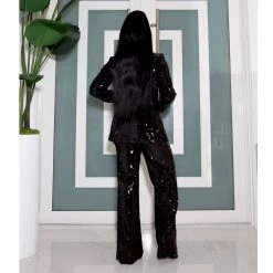 Ms. Bling "Rich Auntie” Sequin Suit New Arrivals