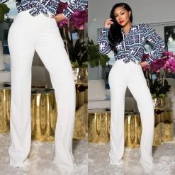 Ms. Bling "Pascale" High Waist Pants New Arrivals
