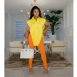 Ms. Bling "Runway" Asymmetrical Blouse New Arrivals