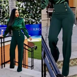 Ms. Bling Agathe High Waist Pants