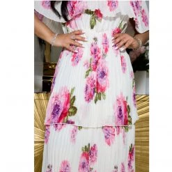 Ms. Bling "Top Tier" Pleated Dress