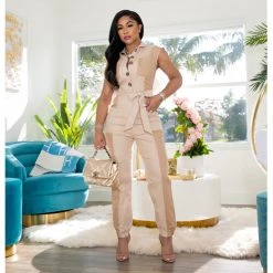 Ms. Bling New Arrivals "Fine Forever" Denim Jumpsuit