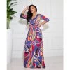 Ms. Bling Florentine Wrap Dress New Arrivals