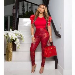 Ms. Bling "Bria" Stretch Top New Arrivals