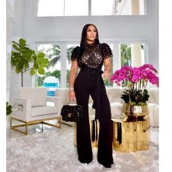 Ms. Bling "Stunning" Embroidered Jumpsuit New Arrivals