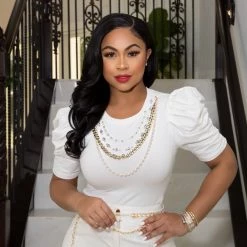 Ms. Bling "Decadent" Rhinestone Blouse