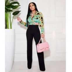 Ms. Bling New Arrivals Sofia Stretch Blouse