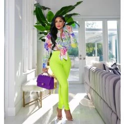 Ms. Bling New Arrivals "Grafitti" Blouse