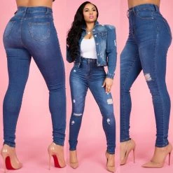 Ms. Bling "Queens" High Waist Jeans