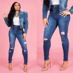 Ms. Bling "Queens" High Waist Jeans