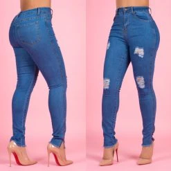 Ms. Bling "Toya" Mid Rise Jeans