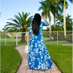 Ms. Bling New Arrivals Hydrangea Wrap Dress