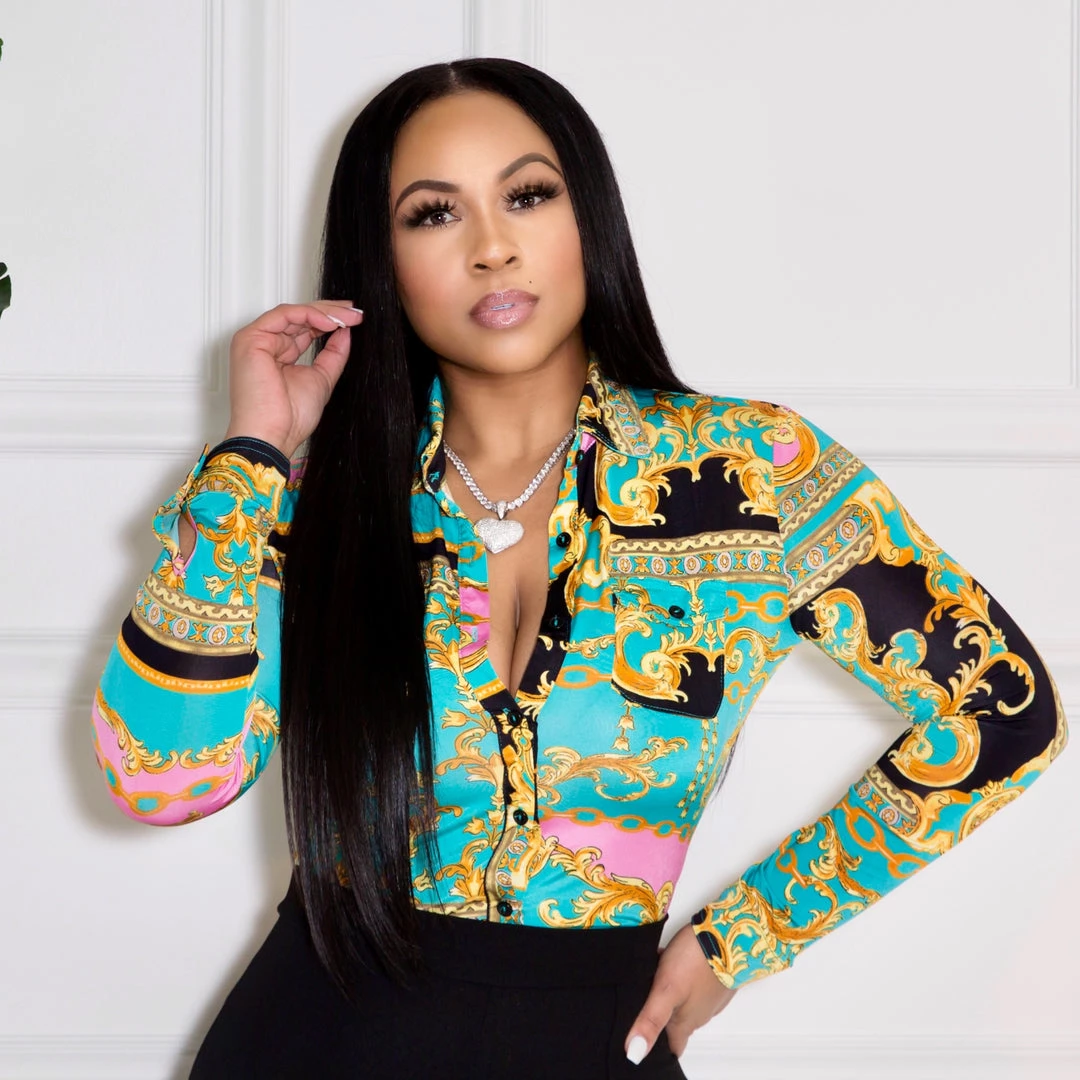 Ms. Bling New Arrivals Sofia Stretch Blouse 3 Ms. Bling New Arrivals Sofia Stretch Blouse