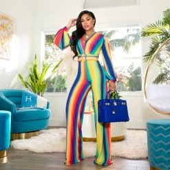 Ms. Bling New Arrivals "Yasmin" Stretch Jumpsuit