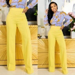Ms. Bling "Monica" High Waist Pants