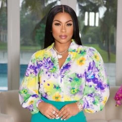 Ms. Bling Gardenia Blouse New Arrivals