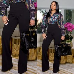 Ms. Bling Chloe High Waist Pants