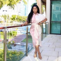 Ms. Bling "Amari" Rhinestone & Pearl Dress