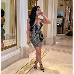 Ms. Bling "Glamour Girl" Beaded Dress New Arrivals