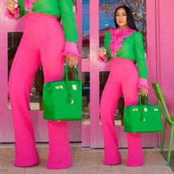 Ms. Bling "Chloe" High Waist Pants