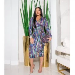 Ms. Bling New Arrivals "All Of The Lights" Dress